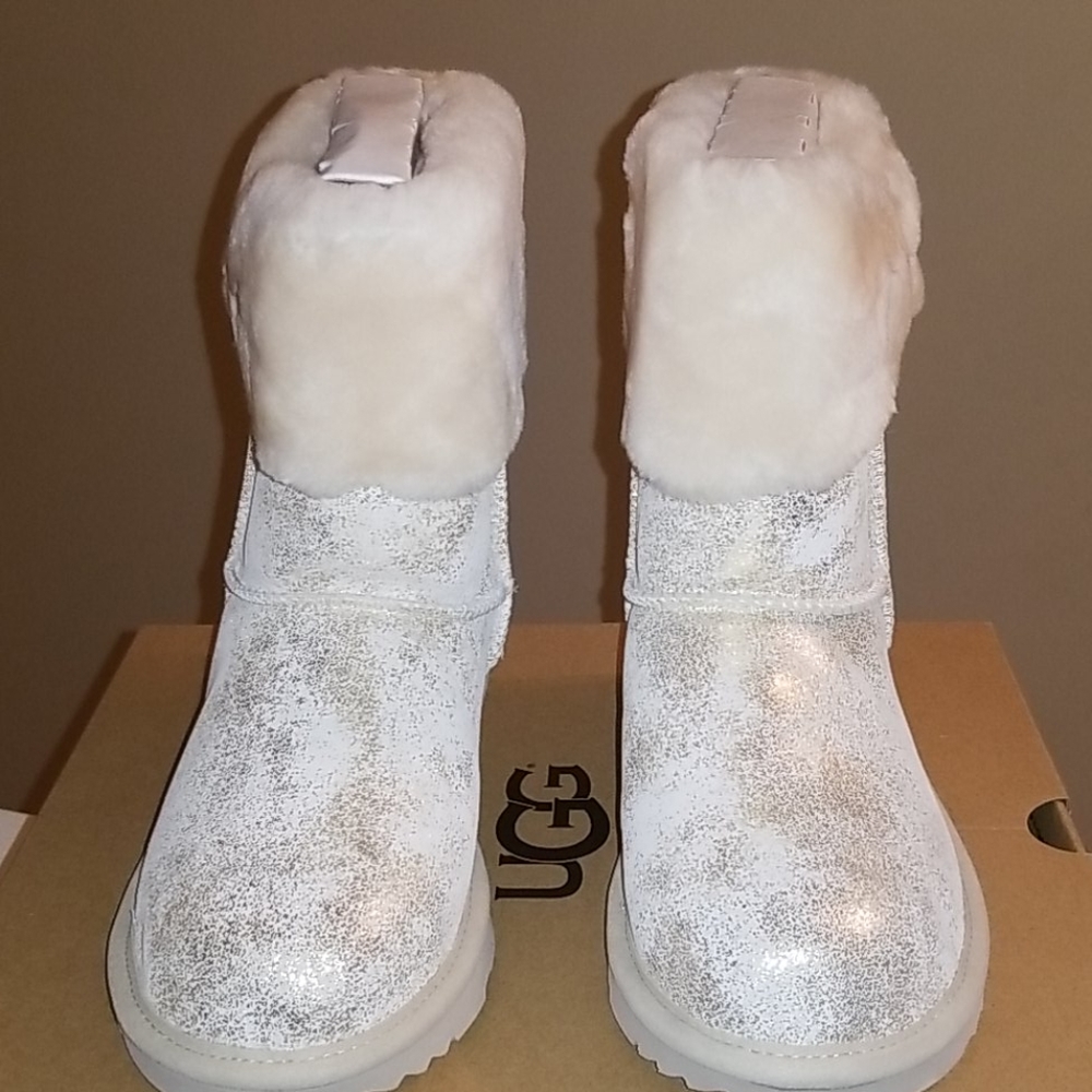 UGG KIDS RAMONA CLASSIC II METALLIC GOLD